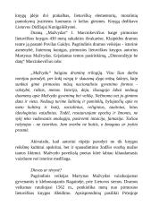 Justino Marcinkevičiaus gyvenimas ir istorijos aplinkybės. Kūrinių analizė. 8 puslapis