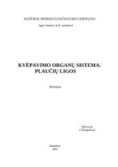 Kvėpavimo sistema. Plaučių ligos 11 puslapis