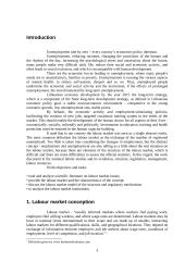 Labour market in Lithuania: problems and outlook 3 puslapis