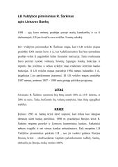 Lietuvos bankas ir jo funkcijos 11 puslapis