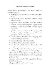 Lietuvos bankas ir jo funkcijos 5 puslapis