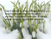 Kristijonas Donelaitis ’’Pavasario linksmybės’’  15 puslapis