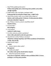 Klausimai apie Pričkų