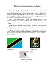 Lietuvos ekonominis bendradarbiavimas su Tanzanija 3 puslapis
