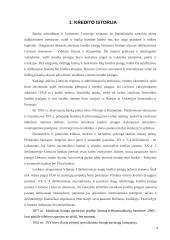 Lietuvos kredito sistemos galimybių privačiam sektoriui analizė 4 puslapis
