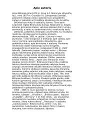 Jono Bilūno kūryba ir jos apžvalga 3 puslapis