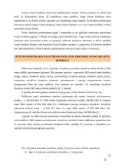 Lietuvos respublikos valstybinio socialinio draudimo fondo biudžetas ir jo sudarymas 13 puslapis
