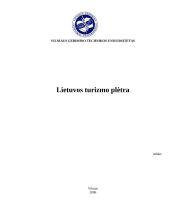 Lietuvos turizmo plėtra