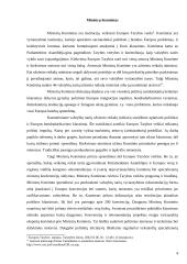 Europos tarybos institucijos ir pagrindinės valstybių bendradarbiavimo kryptys Europos tarybos rėmuose 4 puslapis