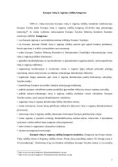 Europos tarybos institucijos ir pagrindinės valstybių bendradarbiavimo kryptys Europos tarybos rėmuose 7 puslapis