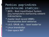 Linux operacinės sistemos (OS) pasikrovimo eiga 8 puslapis