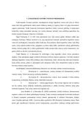Logistikos centrų funkcijos 11 puslapis