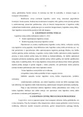Logistikos centrų funkcijos 12 puslapis