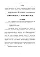 Matavimų skalės, jų patikimumas 3 puslapis