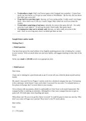 Kaip rašyti laišką anglų kalba? 4 puslapis