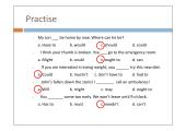 Modal verbs: structure & use 16 puslapis