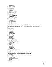 Sentence starters and useful vocabulary  14 puslapis