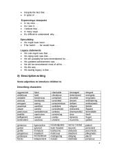 Sentence starters and useful vocabulary  4 puslapis
