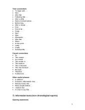 Sentence starters and useful vocabulary  9 puslapis