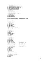 Sentence starters and useful vocabulary  10 puslapis