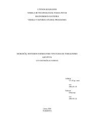 Mokesčių sistemos formavimo ypatumai ir tobulinimo kryptys