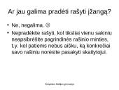 Samprotavimo rašinio įžangos kūrimas (pristatymas) 20 puslapis