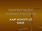 Samprotavimo rašinio pradmenys 8 puslapis