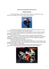 Motociklų vairo mechanizmas ir išmetimo sistema 2 puslapis