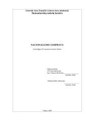 Nacionalizmo samprata