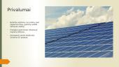 Saulės energija - trūkumai ir privalumai 4 puslapis