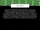 Kristijonas Donelaitis, Johanas Volfgangas Gėtė  19 puslapis