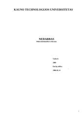 Nedarbo mažinimas