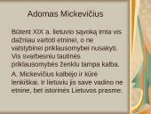 Adomas Mickevičius - ryškiausias Vilniaus romantinės mokyklos poetas 4 puslapis