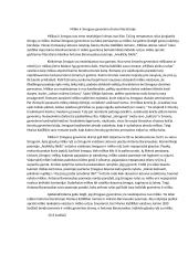 Miško ir žmogaus gyvenimo drama literatūroje