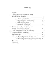 Paciento rengimas anestezijai ir operacijai 2 puslapis