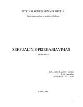 Seksualinis priekabiavimas
