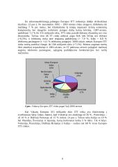 Pasaulinis informacinių komunikacijų tinklas (Europoje ir kt.) ir jo ekonominė charakteristika 9 puslapis
