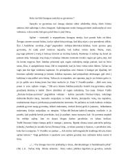 Koks turi būti žmogaus santykis su gyvenimu