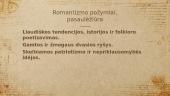 Romantizmo literatūros ir meno kryptis 7 puslapis