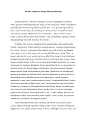 Pasaulio nesuprastas žmogus lietuvių literatūroje