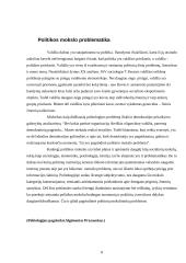 Politikos mokslo kilmė, problematika ir raidos etapai 8 puslapis