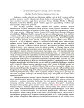 Gyvenimo vertybių įvairovė senojoje Lietuvos literatūroje