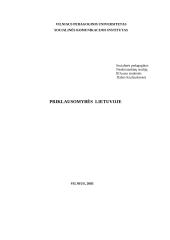 Priklausomybės Lietuvoje