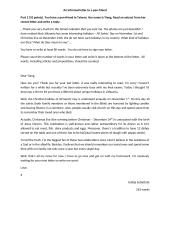 An informal letter to a pen-friend