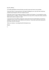 Semi-formal letter regarding the communal laundry room