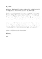 Letter to join "Erasmus"
