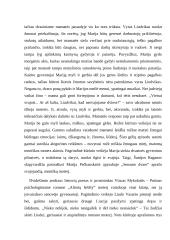Moters paveikslas literatūroje (V. Mykolaitis – Putinas, J. Biliūnas, Šatrijos Ragana) 3 puslapis