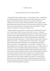 Gamtos grožio poetizavimas Lietuvos rašytojų literatūroje