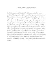 Moters paveikslas lietuvių literatūroje (remtasi Biliūnu)