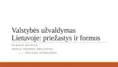 Valstybės užvaldymas Lietuvoje: priežastys ir formos (korupcija)